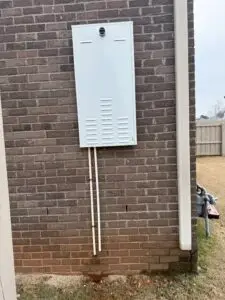 Rinnai tankless water heater installed by 1 A+ Plumber