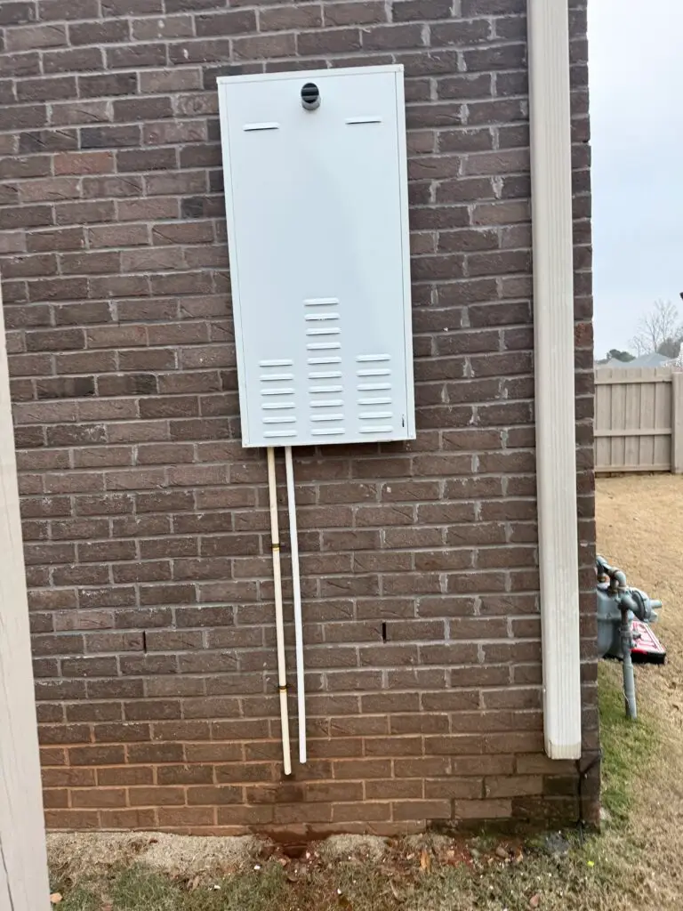 Rinnai tankless water heater project from our photo library