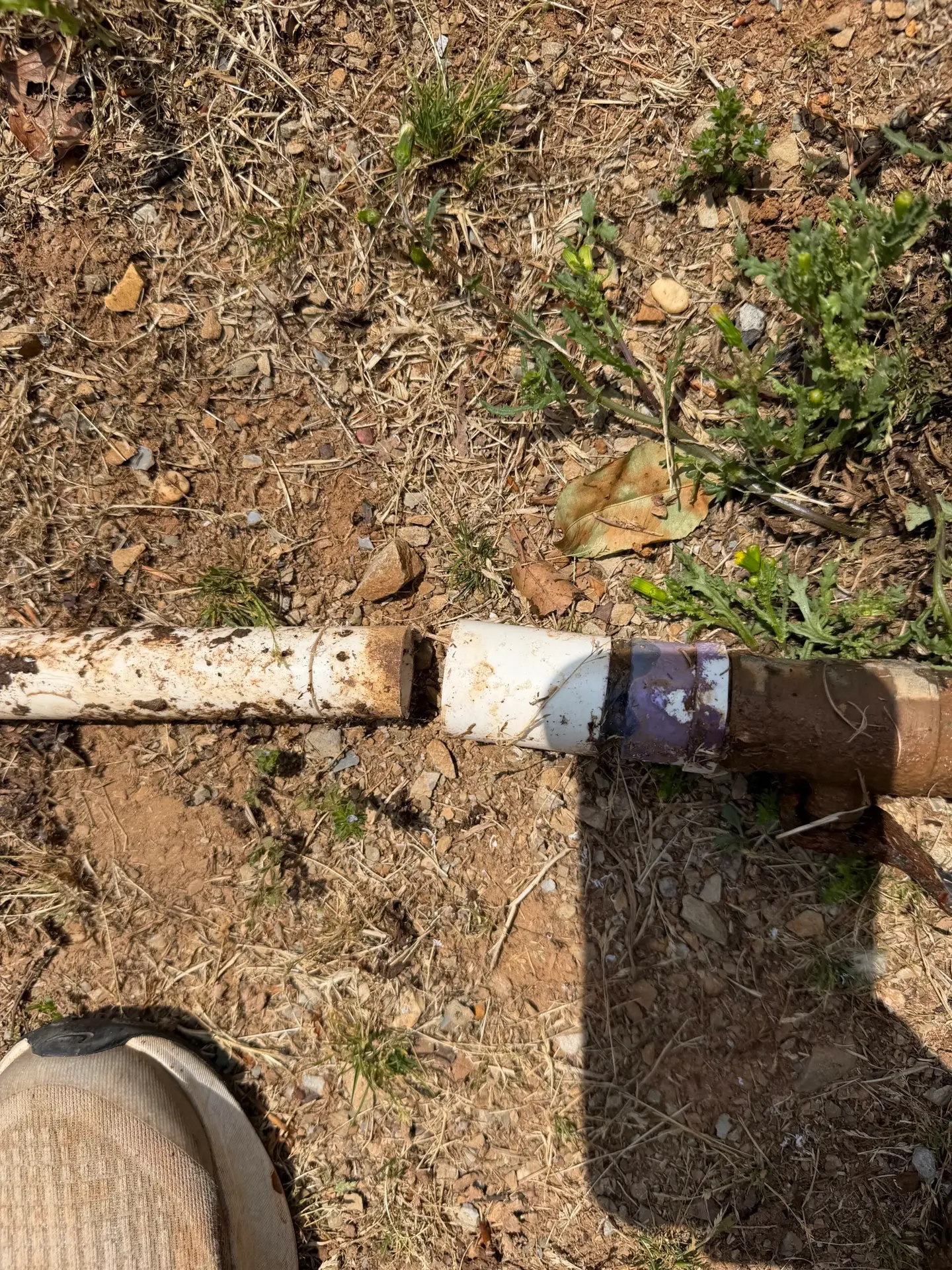 Water line repair from the 1 A+ Plumber project library