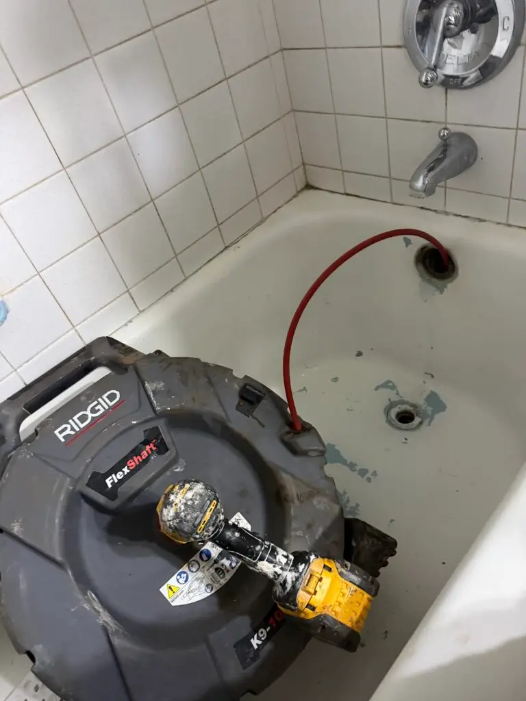 Professional drain cleaning equipment used by 1 A+ Plumber