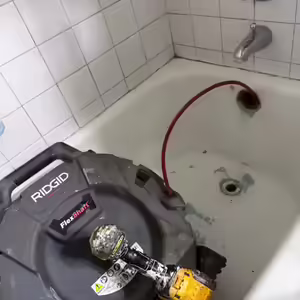 Drain cleaning equipment used by 1 A+ Plumber